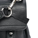 Yves Saint Laurent 289278 Black Leather Muse Two 2-Way Bag