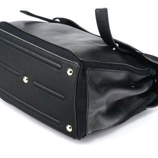 Yves Saint Laurent 289278 Black Leather Muse Two 2-Way Bag