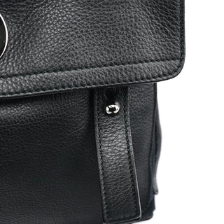 Yves Saint Laurent 289278 Black Leather Muse Two 2-Way Bag