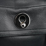 Yves Saint Laurent 289278 Black Leather Muse Two 2-Way Bag