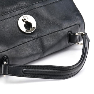 Yves Saint Laurent 289278 Black Leather Muse Two Bag