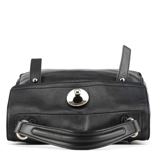 Yves Saint Laurent 289278 Black Leather Muse Two Bag