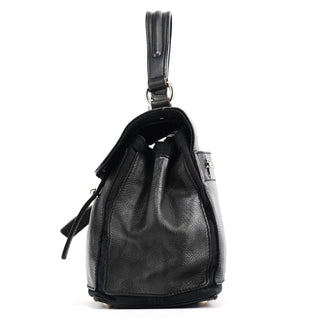 Yves Saint Laurent 289278 Black Leather Muse Two Bag