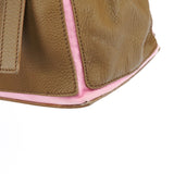 Yves Saint Laurent 289278 Olive Green Pink Muse Two 2-Way Bag