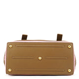 Yves Saint Laurent 289278 Olive Green Pink Muse Two 2-Way Bag