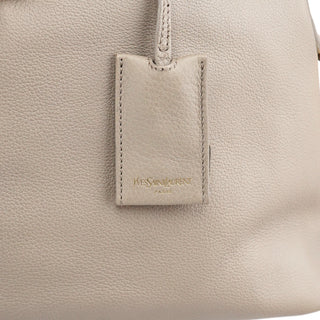 Yves Saint Laurent 368224 Taupe Leather Muse Tote Bag
