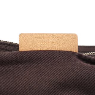 Yves Saint Laurent Beige Brown Leather Muse Two 2-Way Bag
