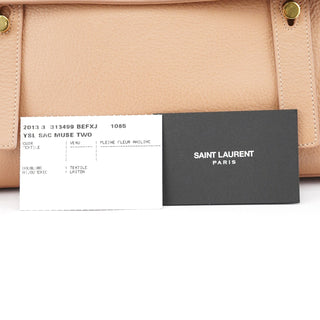 Yves Saint Laurent Beige Leather Muse 2-Way Bag