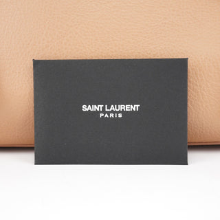 Yves Saint Laurent Beige Leather Muse 2-Way Bag