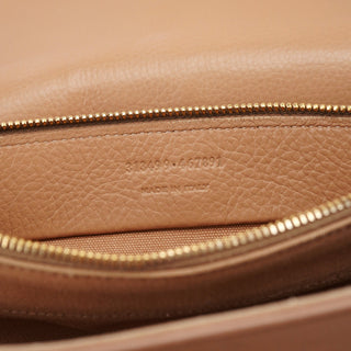 Yves Saint Laurent Beige Leather Muse 2-Way Bag