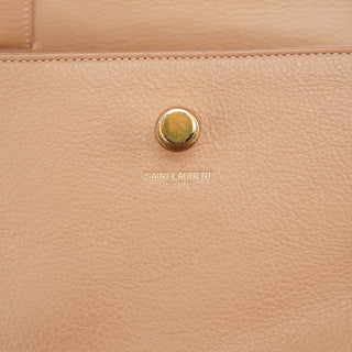 Yves Saint Laurent Beige Leather Muse 2-Way Bag