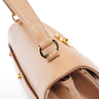 Yves Saint Laurent Beige Leather Muse 2-Way Bag