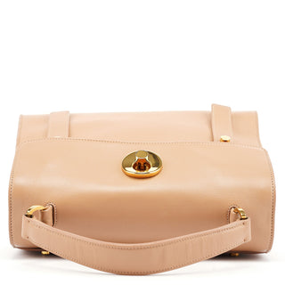 Yves Saint Laurent Beige Leather Muse 2-Way Bag