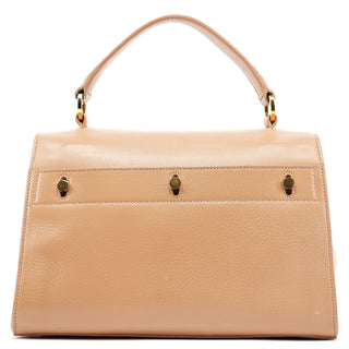Yves Saint Laurent Beige Leather Muse 2-Way Bag