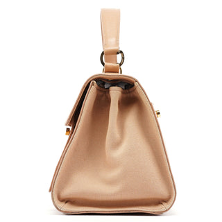 Yves Saint Laurent Beige Leather Muse 2-Way Bag