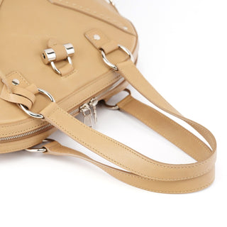 Yves Saint Laurent Beige Leather Muse Tote Bag
