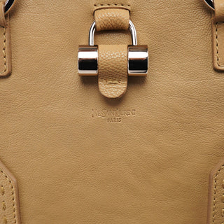 Yves Saint Laurent Beige Leather Muse Tote Bag