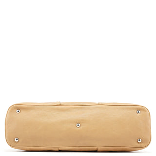 Yves Saint Laurent Beige Leather Muse Tote Bag