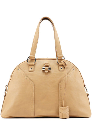 Yves Saint Laurent Beige Leather Muse Tote Bag