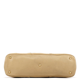 Yves Saint Laurent Beige Leather Muse Tote Bag