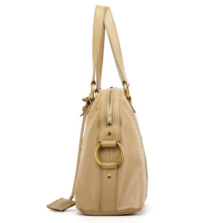 Yves Saint Laurent Beige Leather Muse Tote Bag