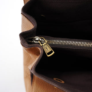 Yves Saint Laurent Beige Leather Muse Two 2-Way Bag