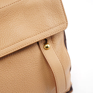 Yves Saint Laurent Beige Leather Muse Two 2-Way Bag