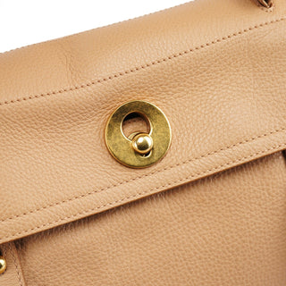 Yves Saint Laurent Beige Leather Muse Two 2-Way Bag