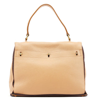 Yves Saint Laurent Beige Leather Muse Two 2-Way Bag