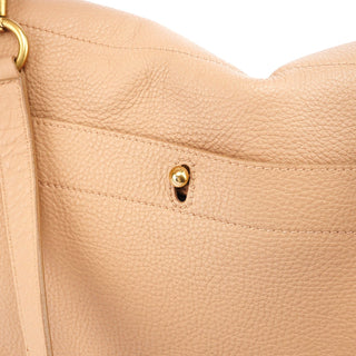 Yves Saint Laurent Beige Leather Muse Two 2-Way Bag
