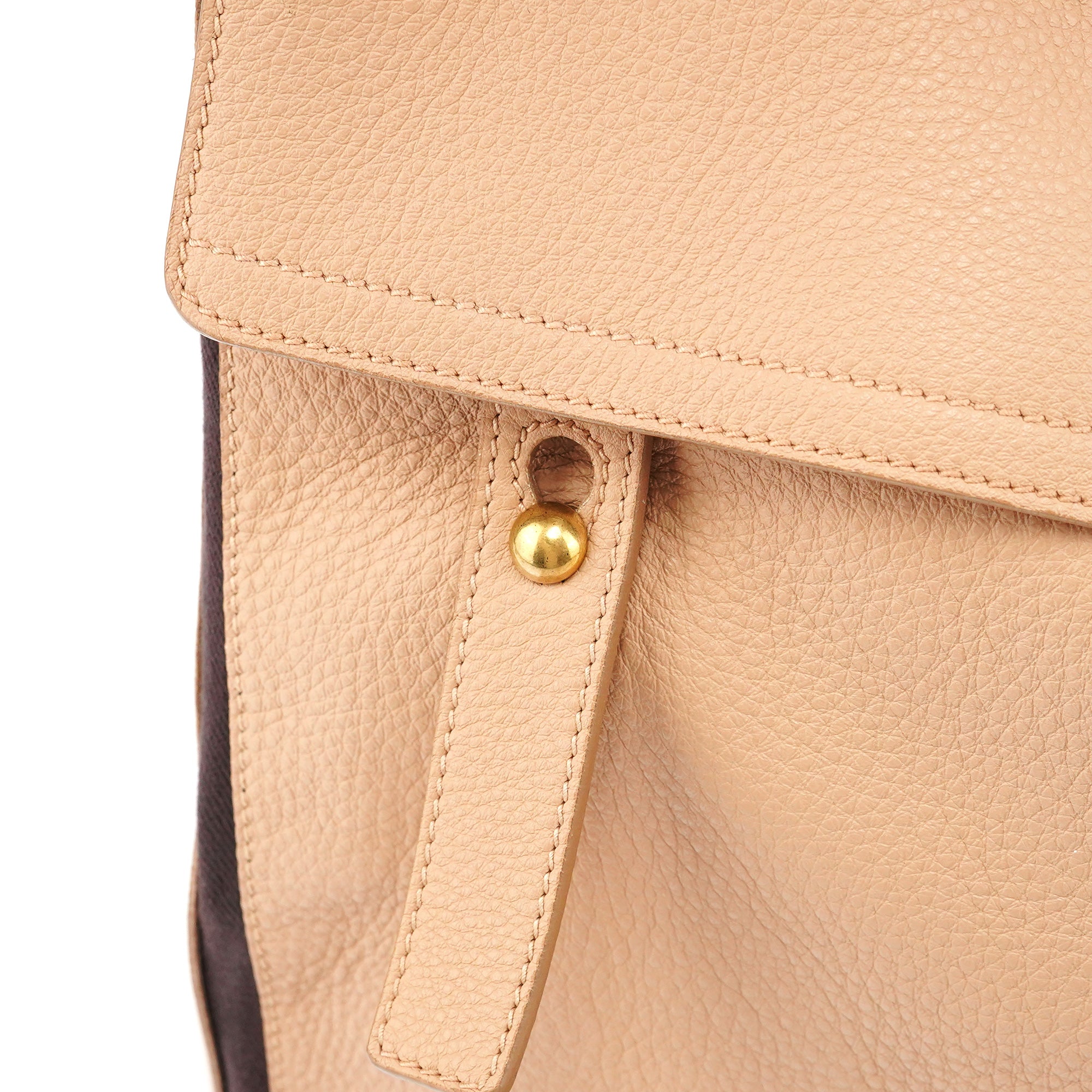 Yves Saint Laurent Muse Two 2-Way Tasche aus Leder in Beige