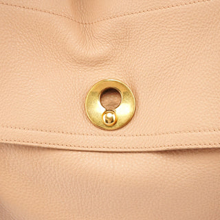 Yves Saint Laurent Beige Leather Muse Two 2-Way Bag