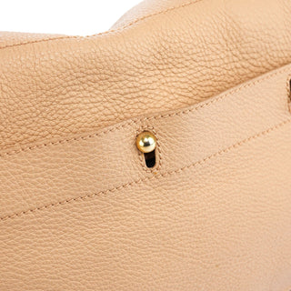 Yves Saint Laurent Beige Leather Muse Two Bag