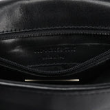 Yves Saint Laurent Borsa a tracolla Belt in pelle di vitello nera