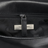 Yves Saint Laurent Borsa a tracolla Belt in pelle di vitello nera