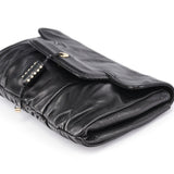 Yves Saint Laurent Black Calfskin Clutch Bag