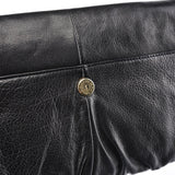 Yves Saint Laurent Black Calfskin Clutch Bag