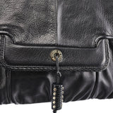 Yves Saint Laurent Black Calfskin Clutch Bag