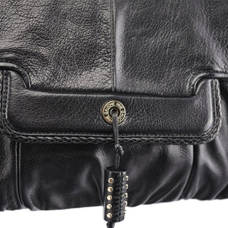 Yves Saint Laurent Black Calfskin Clutch Bag