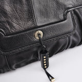 Yves Saint Laurent Black Calfskin Clutch Bag