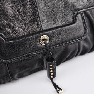 Yves Saint Laurent Black Calfskin Clutch Bag