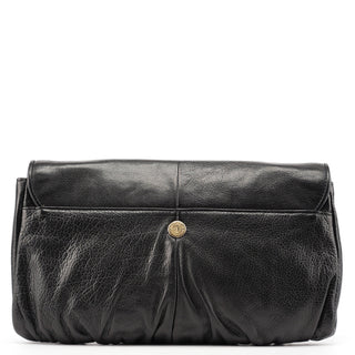 Yves Saint Laurent Black Calfskin Clutch Bag