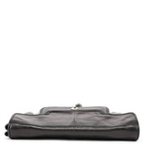 Yves Saint Laurent Black Calfskin Clutch Bag