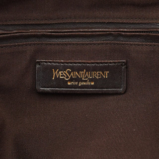 Yves Saint Laurent Black Calfskin Downtown Tote Bag