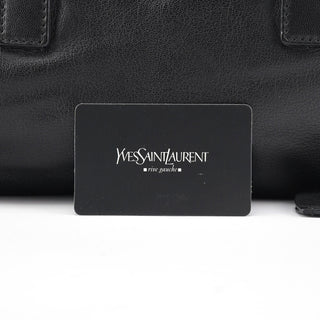 Yves Saint Laurent Black Calfskin Leather Muse Tote Bag