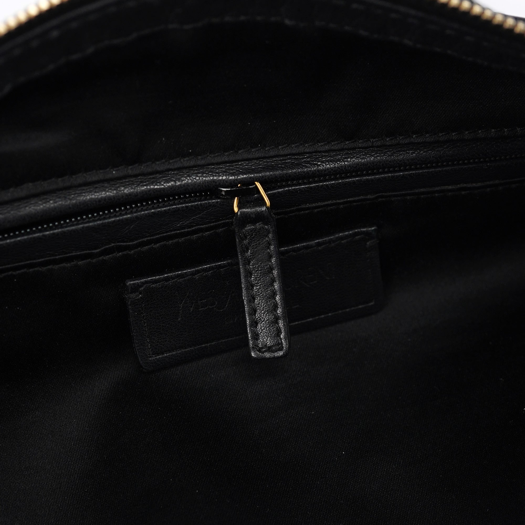 Yves Saint Laurent Black Calfskin Leather Muse Tote Bag