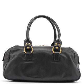 Yves Saint Laurent Black Calfskin Leather Muse Tote Bag