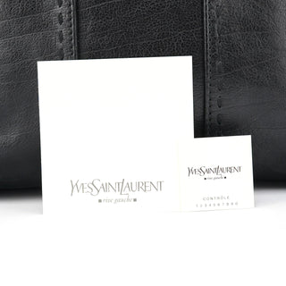 Yves Saint Laurent Black Calfskin Leather Muse Tote Bag