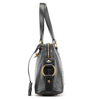 Yves Saint Laurent Black Calfskin Leather Muse Tote Bag