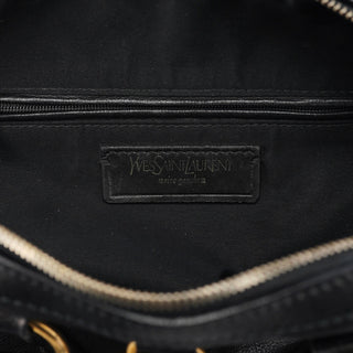 Yves Saint Laurent Black Calfskin Leather Muse Tote Bag